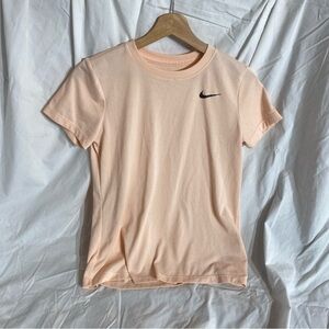 Nike Women's Soft Peach Dri-Fit Short Sleeve Tee